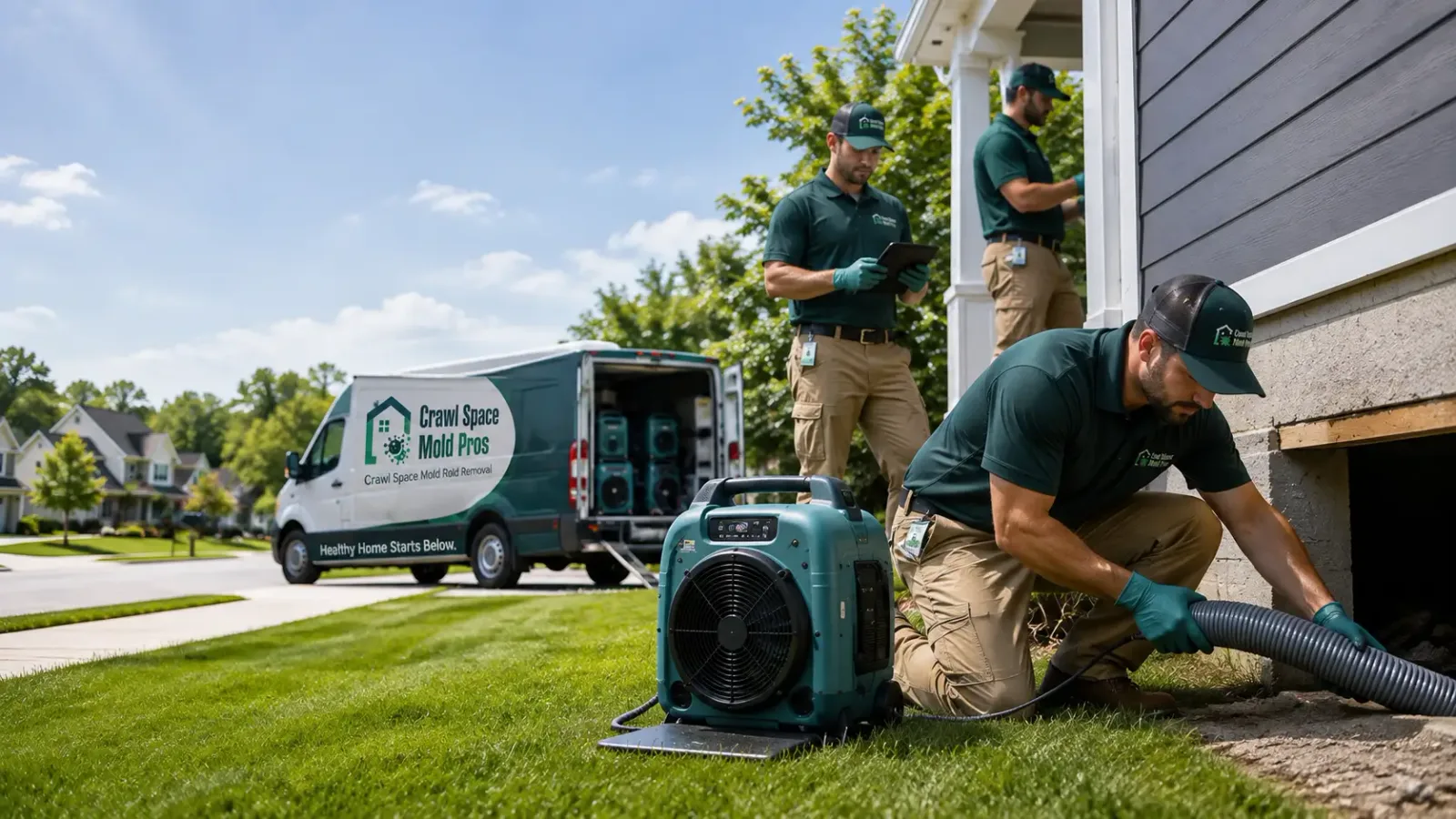 Crawl Space Mold Removal in Horicon, WI